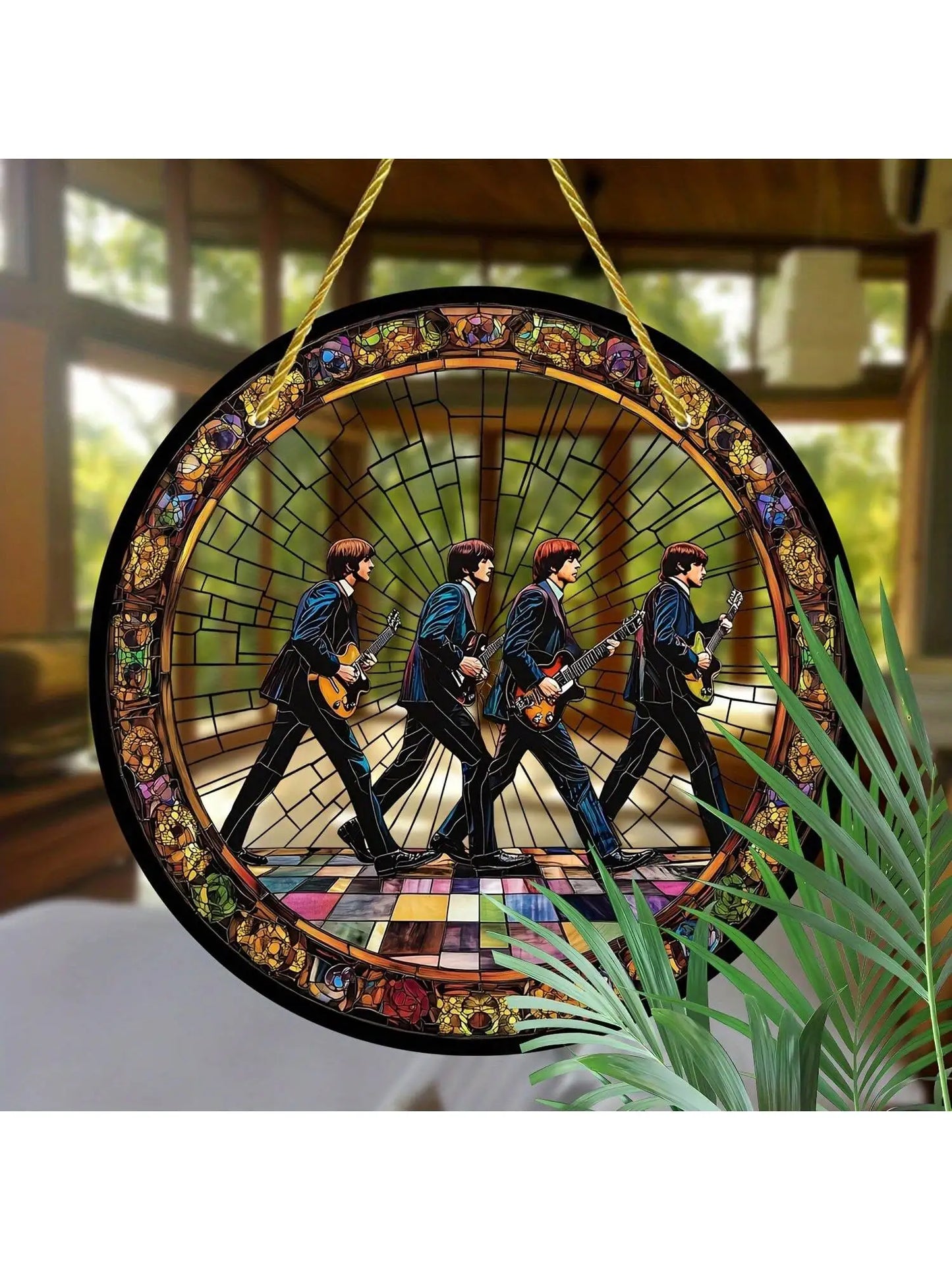 1pcs Music Legend Window Decoration, vivid indoor/outdoor decorations, unique birthday gifts for music enthusiasts,