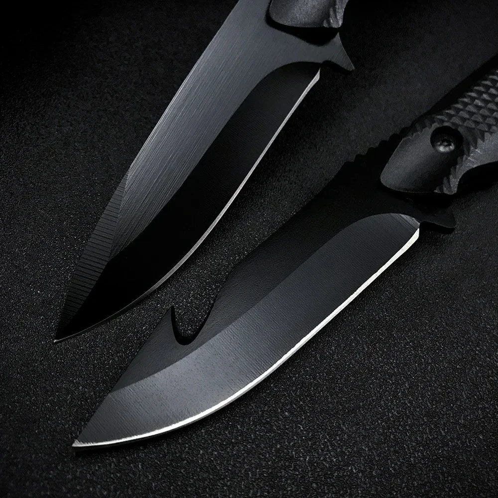 Tactical Hunter Portable Straight Knife Wilderness Adventure Survival Self Defense Knife Multifunctional Outdoor Camping Knife