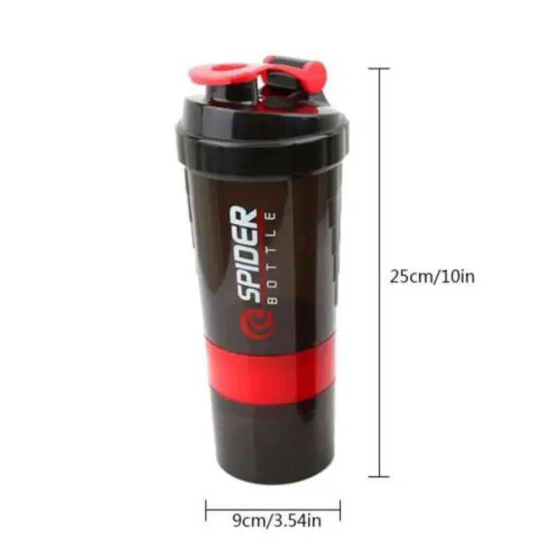 600ml Useful Plastic Sport Gym Protein Powder Shaker Mixer Cup Bottle