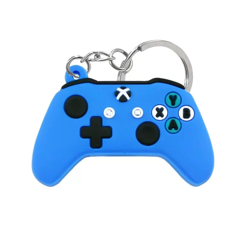 1PCS PVC Game Machine Keychain & Keyring Cute Gamepad Joystick Key Chain PS4 Game Console Jewelry Bag Car Hanging Accessories