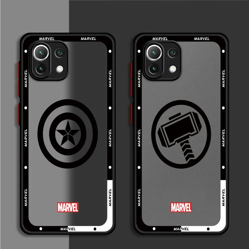 Marvel Hero Logo Case for Xiaomi Mi 12T Pro 11T 10T 13 Lite 12 13 Pro 11 Lite 9T 12X 11T Silicone Shockproof Cover