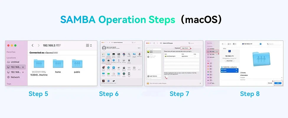 ORICO Private Cloud Nas Network Storage Server Personal Home Automatic Backup 2.5/3.5"SATA HDD Case External Hard Disk Enclosure