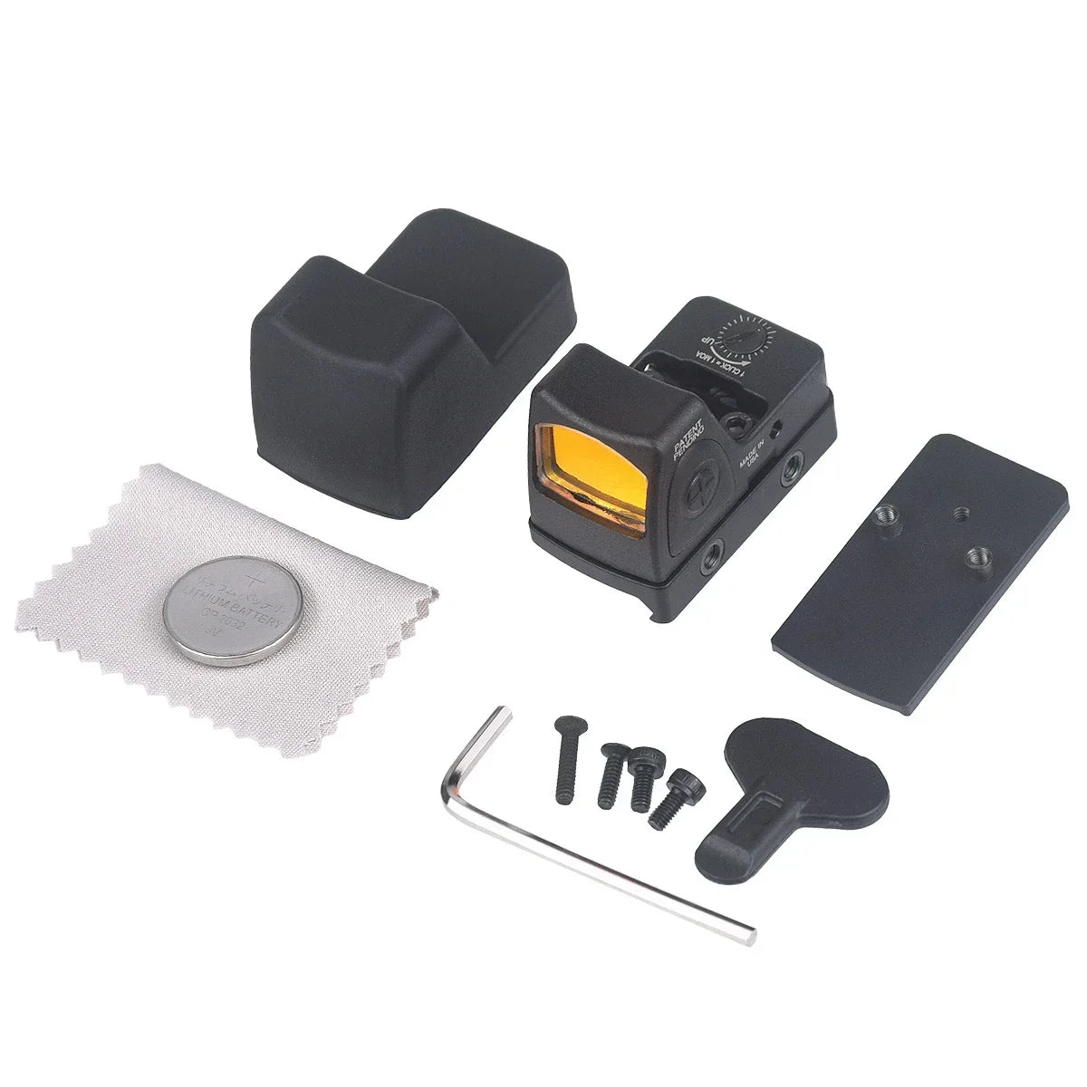 Tactical Red Dot Sight Tactical Reflex Sight Pistol Optics Riflescope G19 G43X Mos M&P Shield 20mm Rail Collimator Sight