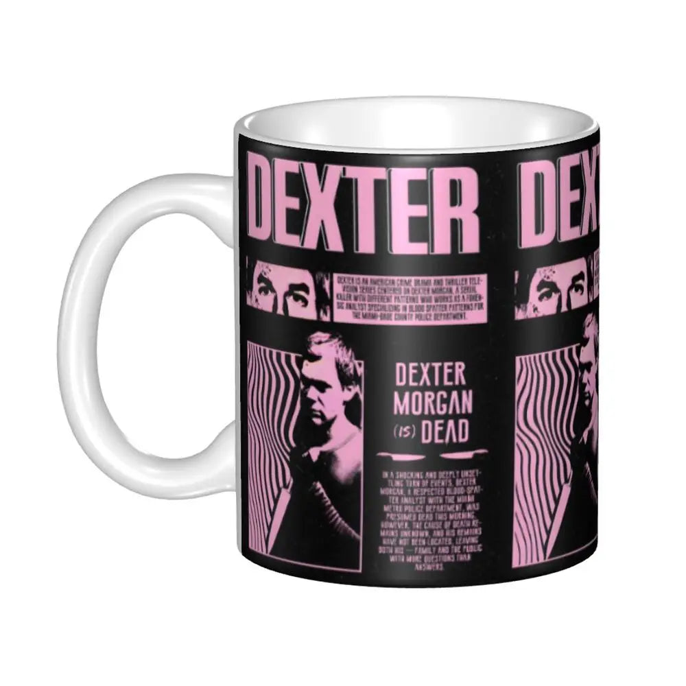 Customized Dexter Morgan Mugs DIY Movie Ceramic Milk Tea Coffee Cup