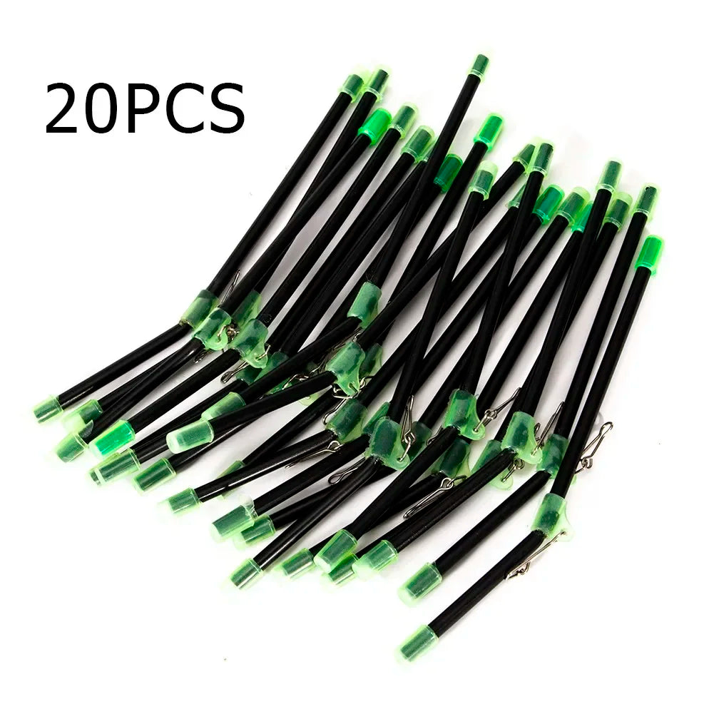 5/20pcs Feeder Fishing Anti Tangle Luminous Anti Tangle With Snaps Tube Balance Connector Sea Fishing Tackle Pesca