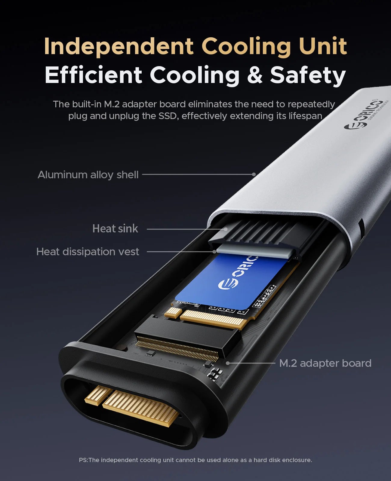 ORICO USB4 40Gbps M.2 NVMe SSD Clone Docking Station 4 Bay 2 Bay offline clone  SSD enclosure for Internal SSD Duplicator