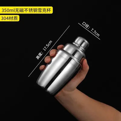 Stainless Steel Cocktail Shaker Set, Bar Tools, Bartender, Drink Stirrers, Transparent PC, Boston Shaker, 1L, 304