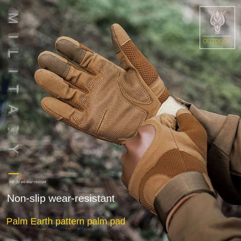 Tactical Gloves for Men and Women All Refer To Outdoor Mountaineering Protection Anti Slip Fitness Driving Cycling Gloves