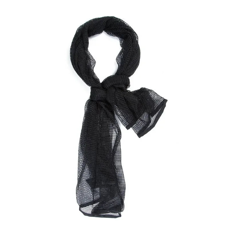 Tactical Mesh Breathbale Scarf Sniper Face Veil Camo Airsoft Hunting Cycling Hiking Neckerchief Mask Camouflage Outdoor Scarf