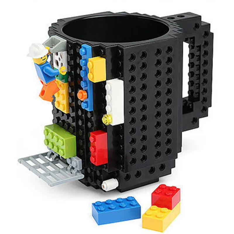 Creative Build-on Brick Mug Cups Building Blocks Design Birthday Gifts Personalized Decorations