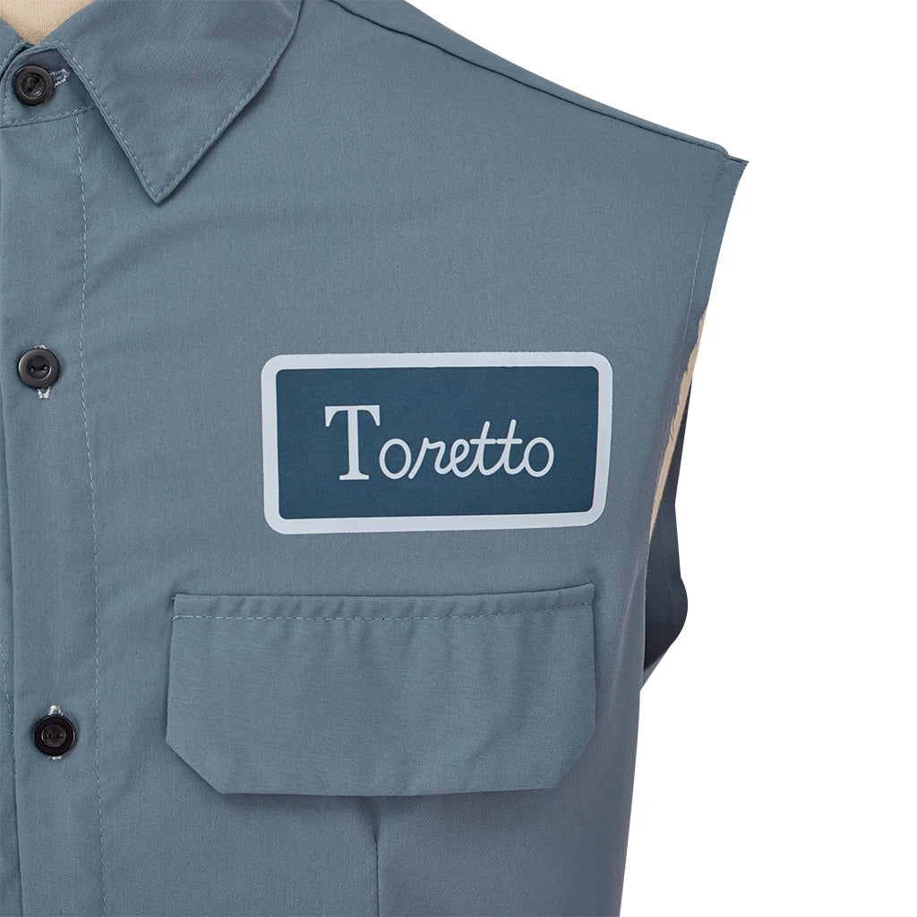 Dominic Toretto Cosplay Sleeveless T-shirt Men Fantasia Movie Costume Halloween Carnival Party Vest Coat Uniform Shirt