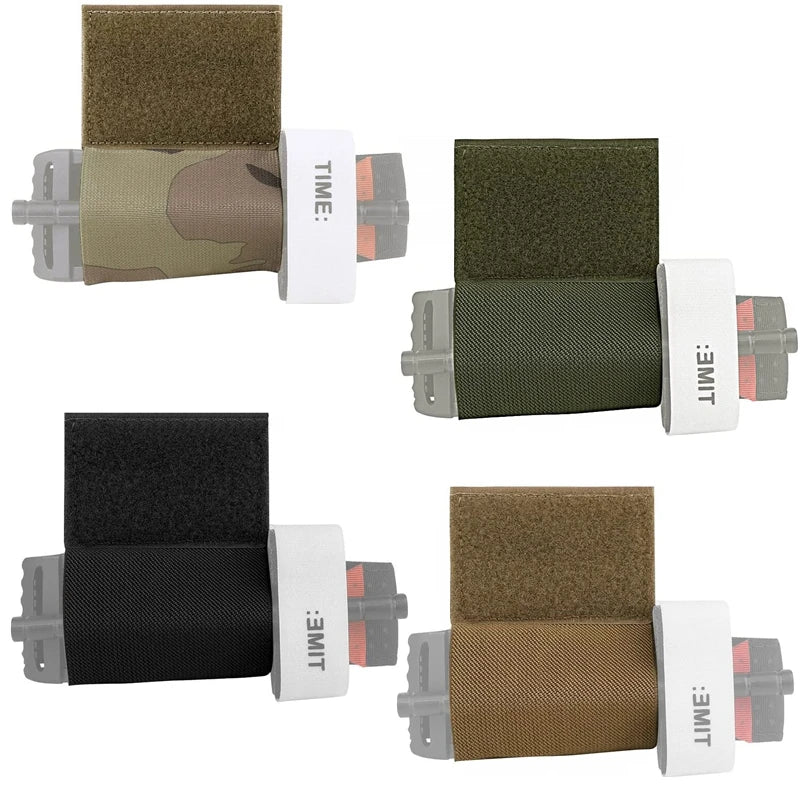 Tourniquet Holder with Hook & Loop Hunting Combat Elastic First Aid Pouch Outdoor Emegency Medical Pouch for JPC Vest