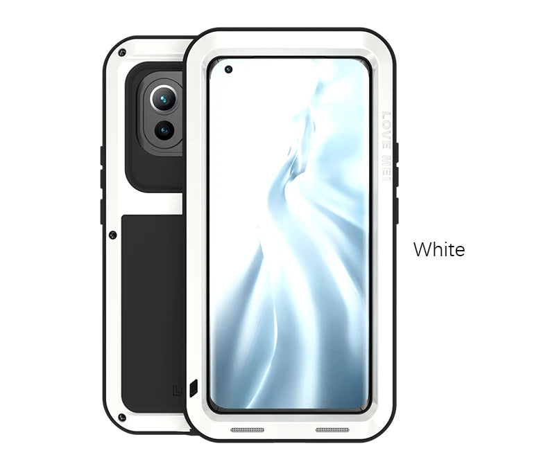 Love Mei Aluminum Metal Case For Xiaomi Mi 14 13 11 10 Pro Mi11 Cover Powerful Armor Shockproof Life Waterproof Case Capa Funda