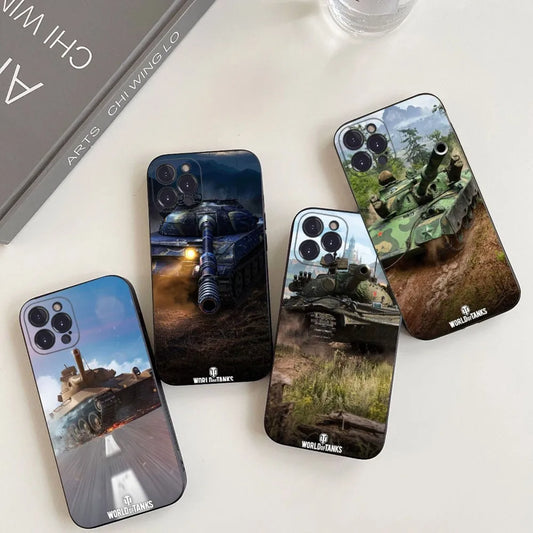 World Of Tank Phone Case For iPhone 14 11 12 13 Mini Pro XS Max Cover 6 7 8 Plus X XR SE 2020 Funda Shell