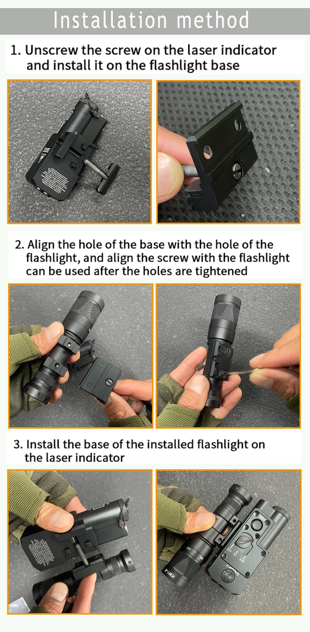 CQBL 1 Tactical Laser Sight Infrared Laser IR Aim Pointer Indicator w/ Remote Pressure Switch Fit 20mm Rail