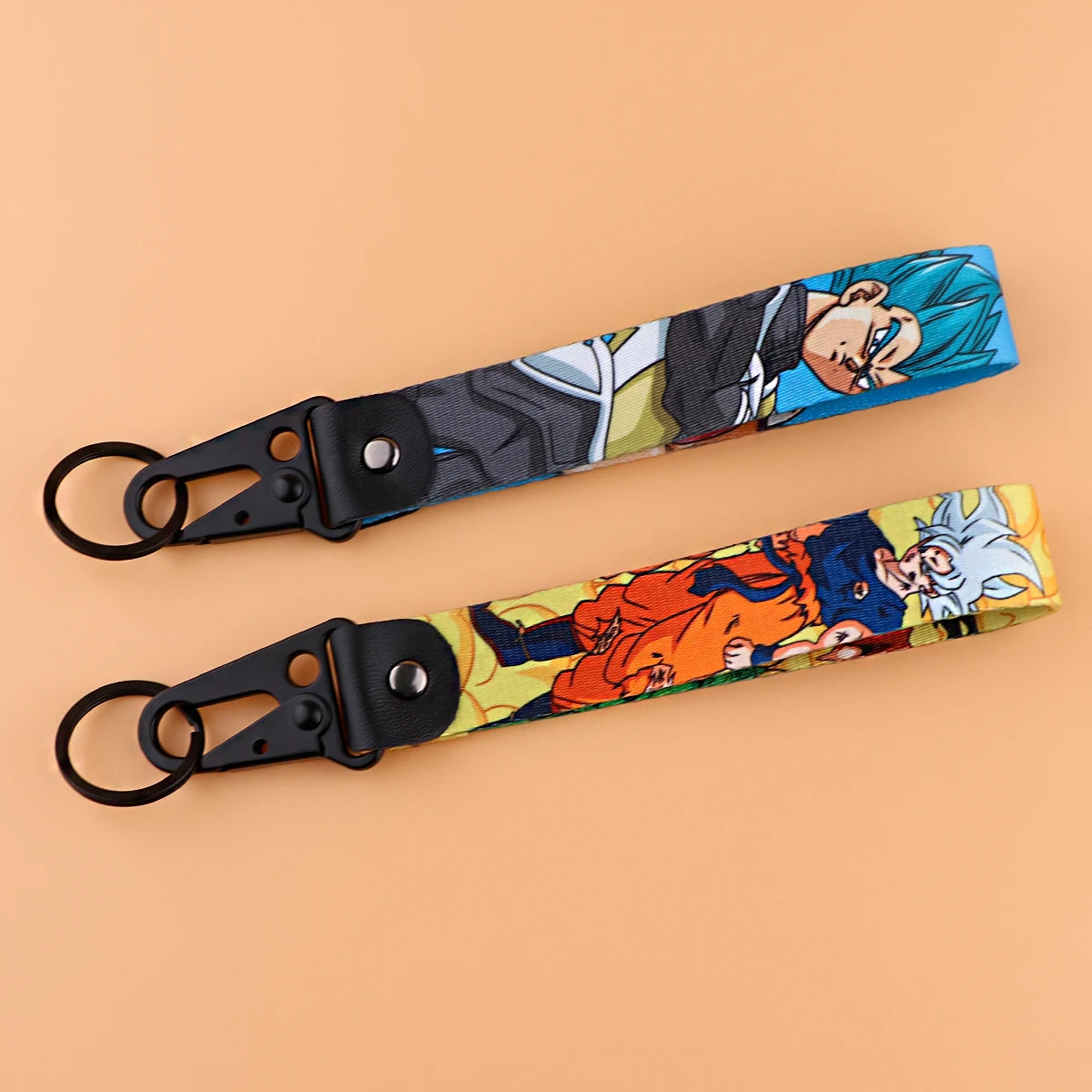 Anime Keychain For Car Motorcycle Cool Boy Short Lanyard Wrist Strap Key Holder Cosplay Accessories Toys Gifts