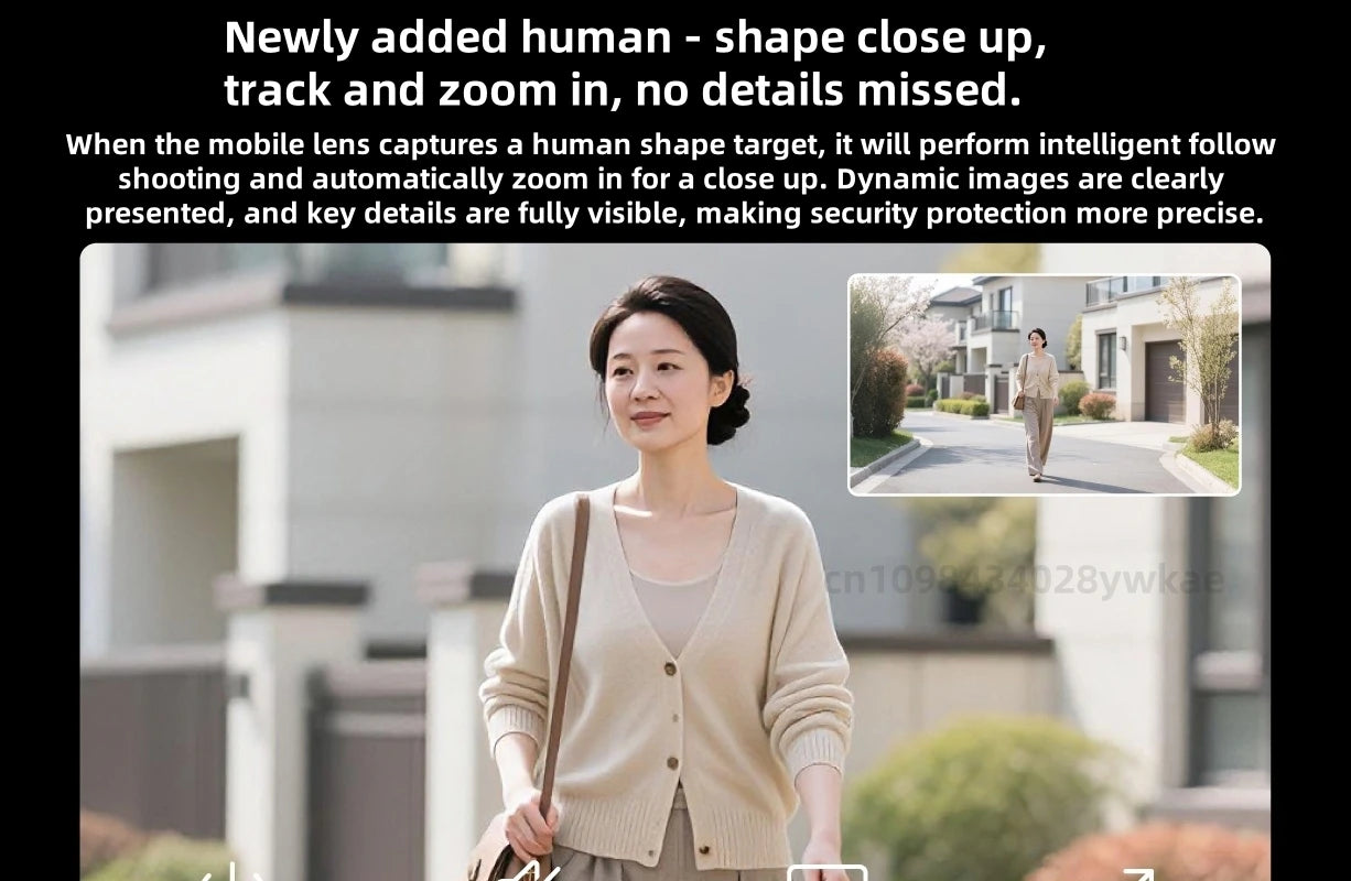 Xiaomi Outdoor Camera 4 Dual Lens 5MP 3K HD Dual View Monitoring Panoramic Closeup Tracking IP66 Weatherproof AntiTheft