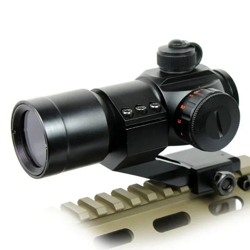 Tactical M3 Red Dot Sight With L Shaped Mount Airsoft Riflescope Shooting Hunting Rifle Gun For 20MM Rail