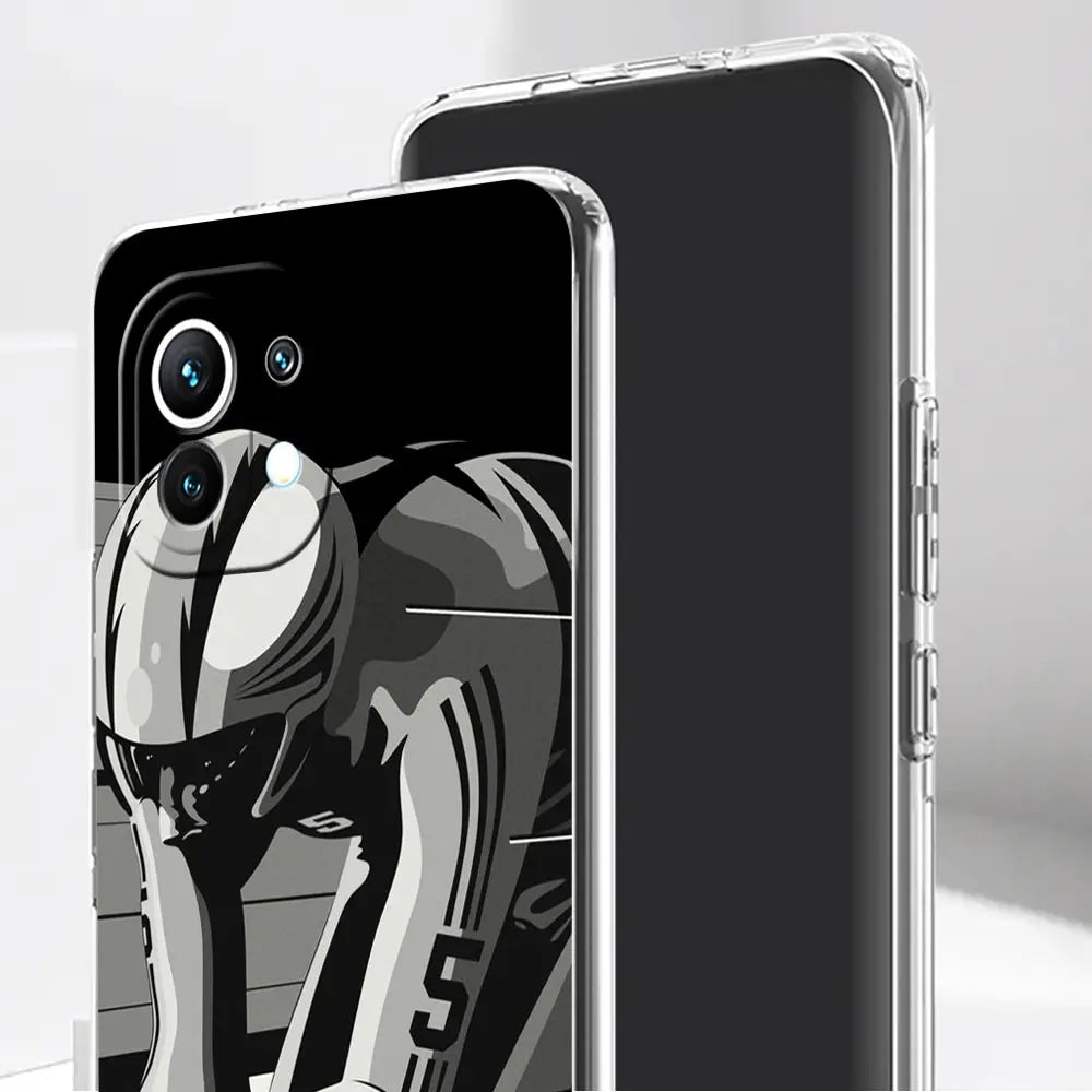 Mountain Bike Cycling art Phone Case For Xiaomi Mi 14 13 13T 12T 10 12 Lite 11 Ultra 11X 11T Pro Poco X6 X5 X3 NFC F6 5G Cover