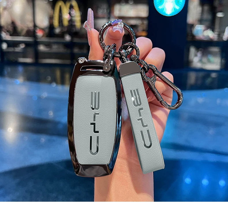 Car Accessories Key Case Holder Cover Buckle For BYD Atto 3 Han EV Dolphin Durable Second Song Pro Tang Dm QIn PLUS MAX Yuan