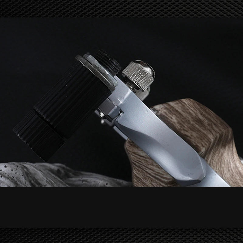Shooting Slingshot Hunting Slingshot Alloy Slingshot Wood Grain Outdoor Hunting Supplies Precision Hand Tool