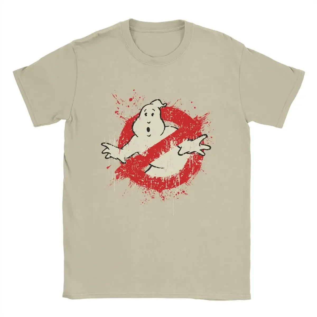 Classic Ghostbuster Movie Print T-Shirts Men Clothes 100% Cotton Summer Short Sleeve Loose Women Tees Harajuku Oversize T Shirt