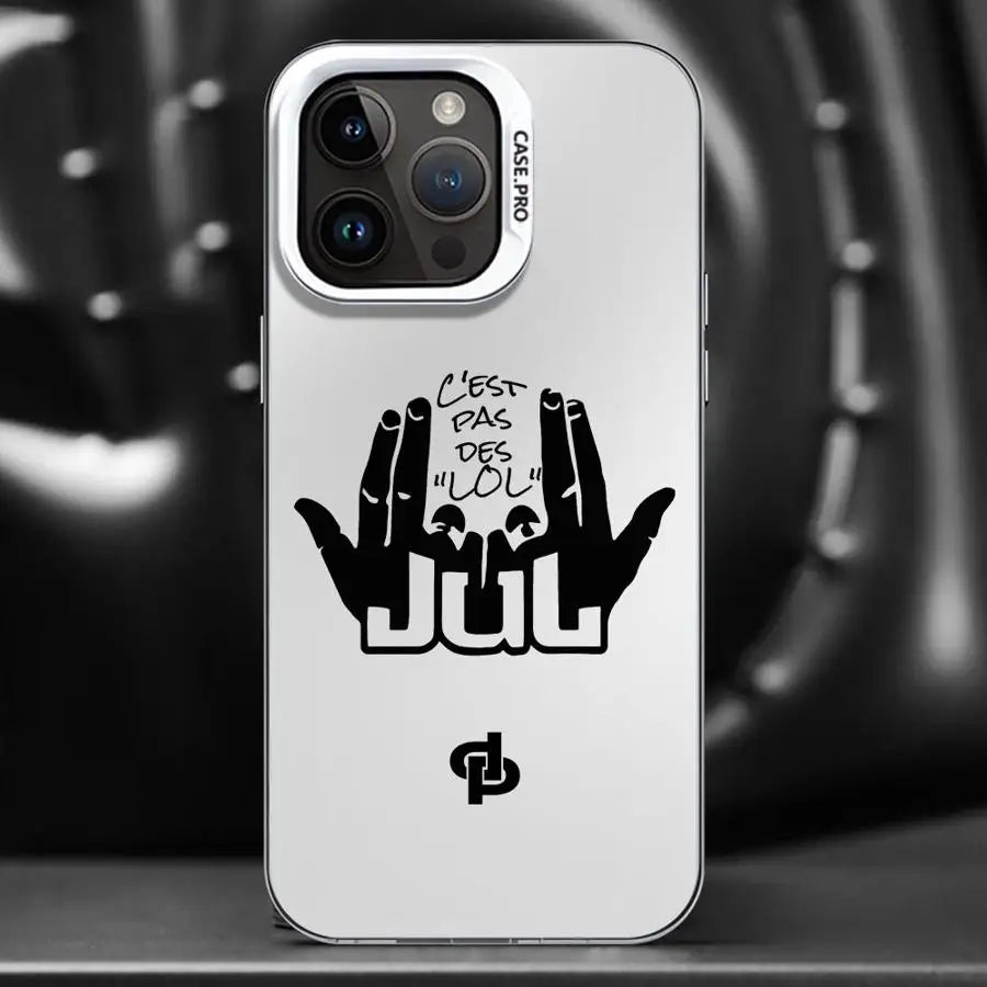 Phone Case for iPhone 11 14 16Pro 16e XR 13 Pro MAX 14Pro XS MAX 12 15 Soft Cover 12Pro 16 Plus 11Pro J-JuL C'est Pas Des Lol