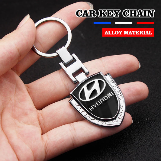 1PC Car Keychain Shield Butler Home Keychain For Hyundai Elantra Accent Sonata Tucson Kona Santa Fe IONIQ 5 IONIQ 6 N Line