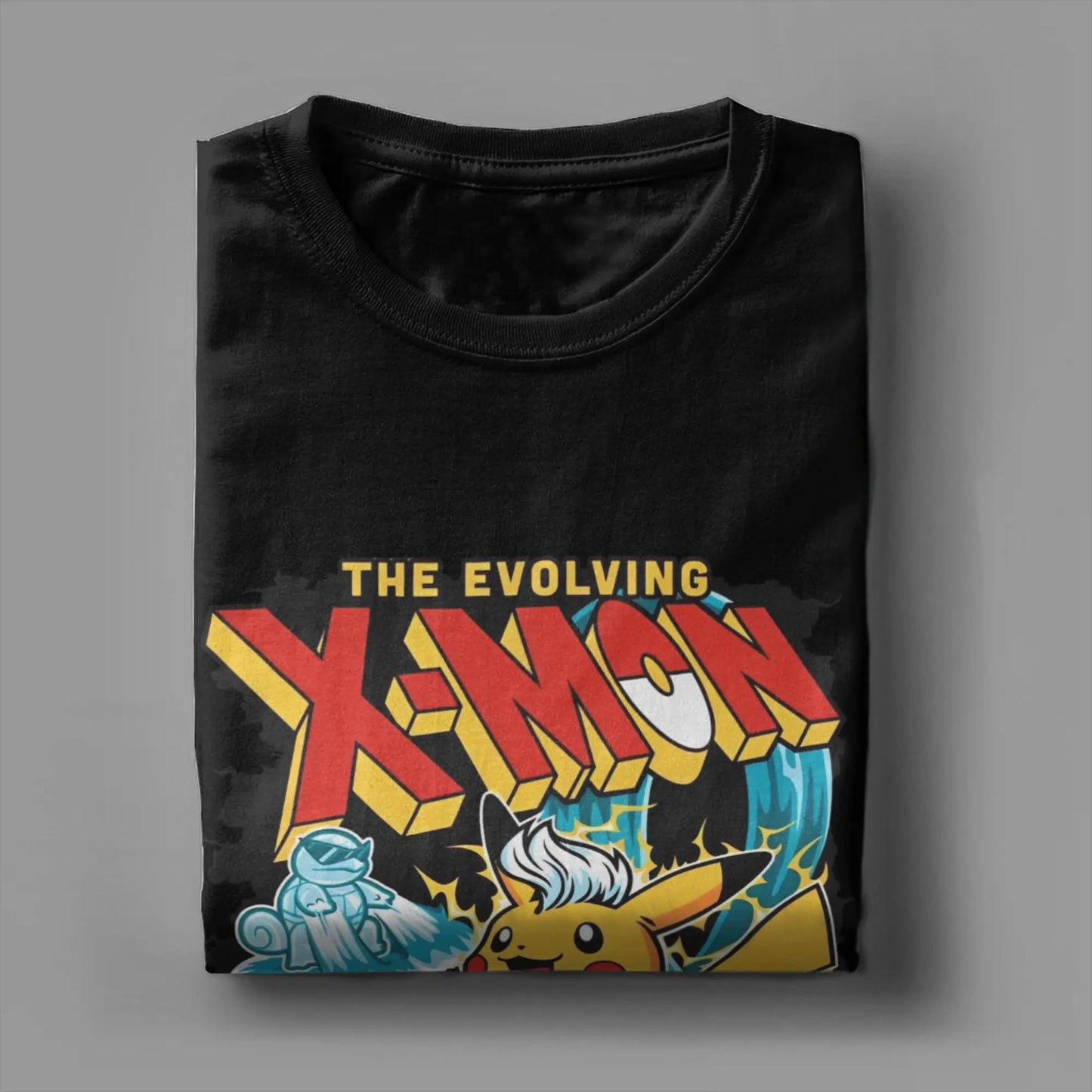 Men Women Pokemon Characters Cartoon Pikachu Squirtle T Shirt Cotton Graphic Printed Tee Shirts  Top Clothing