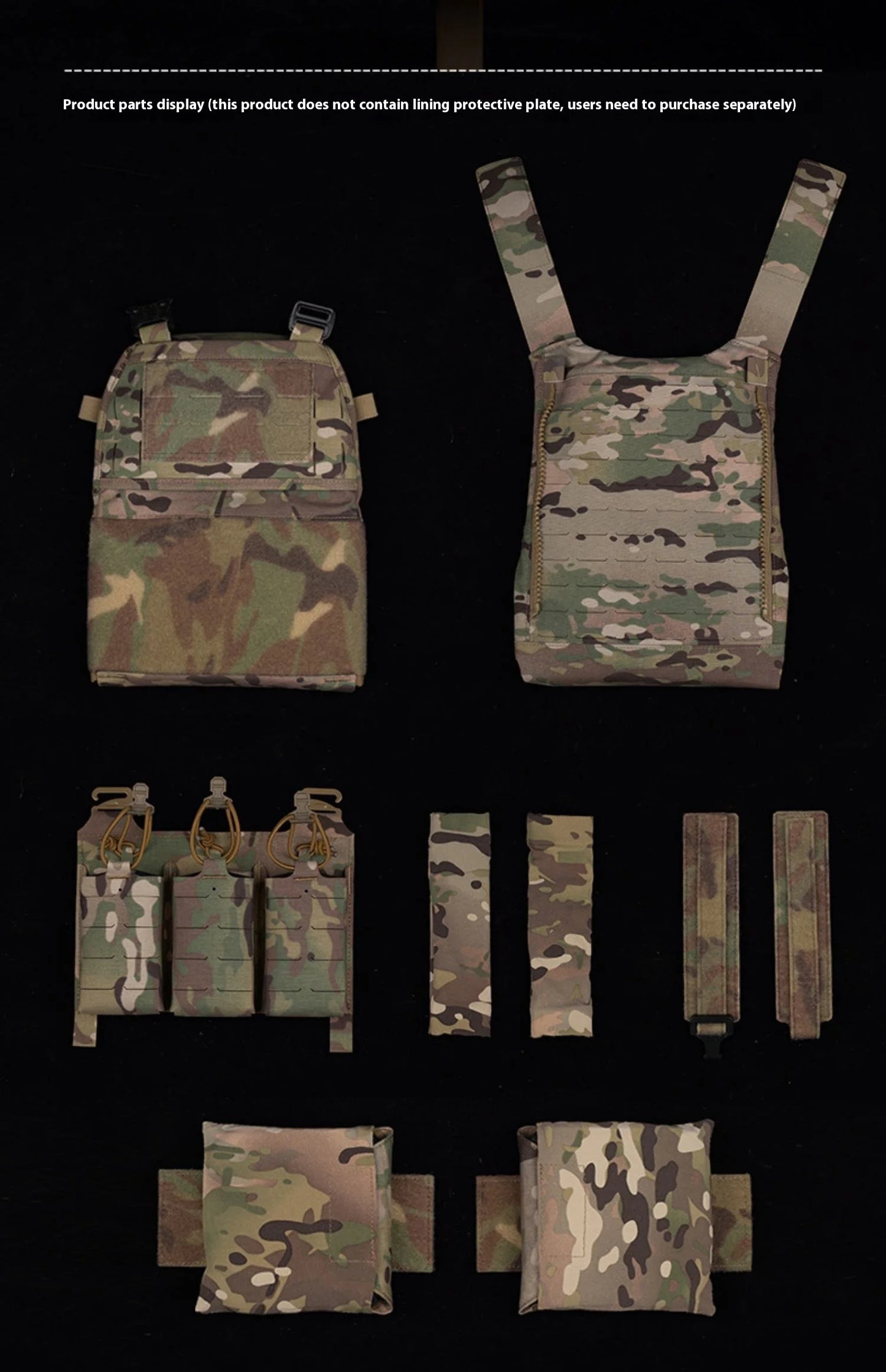 Tactical Soldier Remake Pharaoh FCPC Cosplay V5 Tactical Tank Top High Modular Lightweight Multi functional Quick Detachment