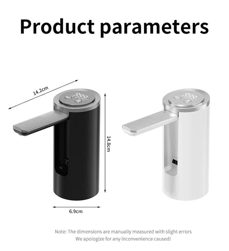 Xiaomi Automatic Water Dispenser Bottled Water Red Wine Pumping Water Electric Pump Bottle Charging Press Dispenser MIJIA NEW
