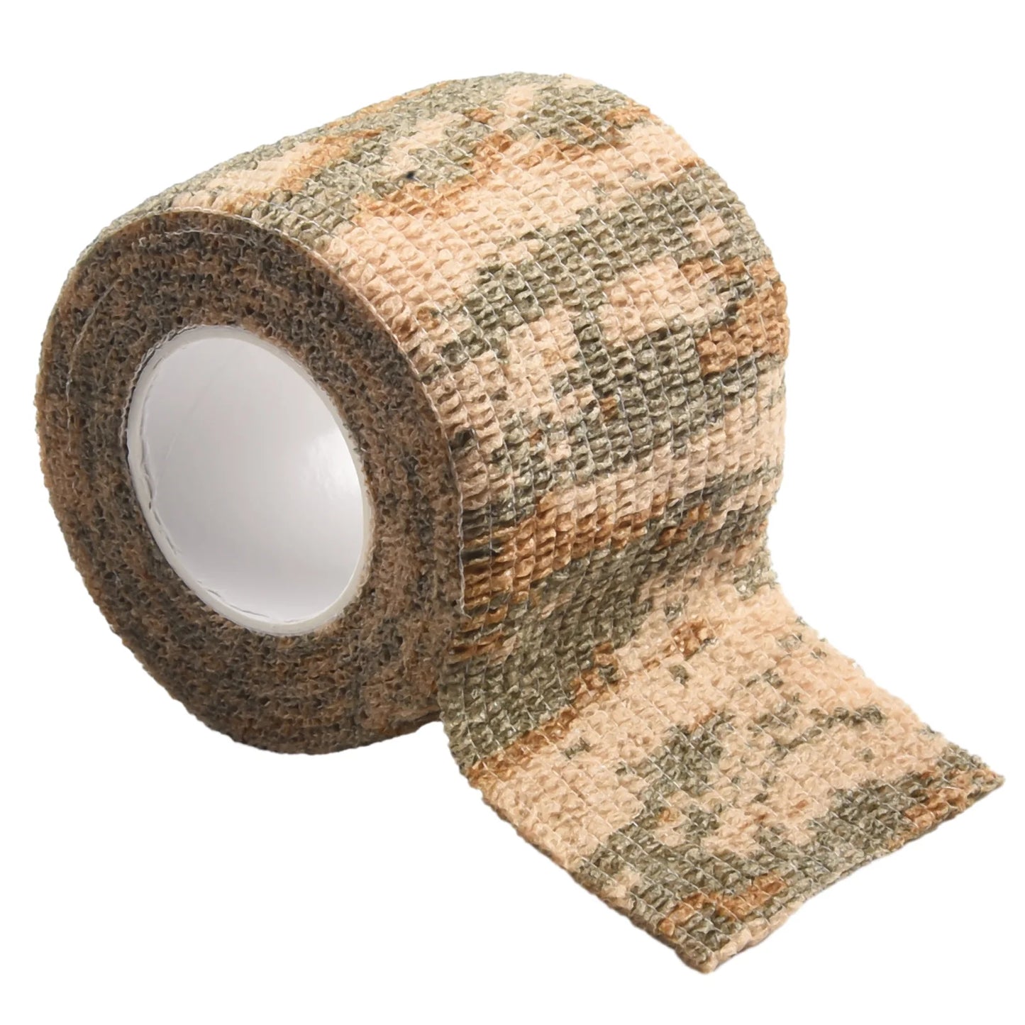 Hand Tool Camo Form Reusable Self Cling Camo Hunting Rifle Provide Insulation Fabric Tape Wrap Polyester Camouflage Equipment