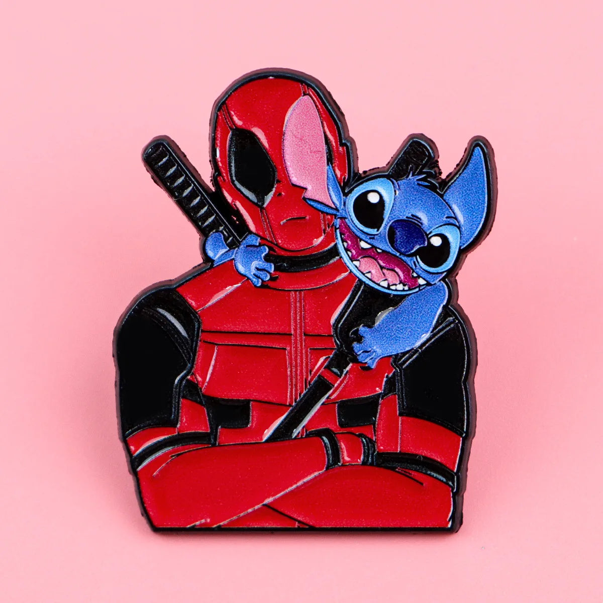 Cartoon Stitch Pin Movie Deadpool Hero Brooches for Women Men Lapel Pins Badges Clothes Accessories Cosplay Jewelry Fans Gifts