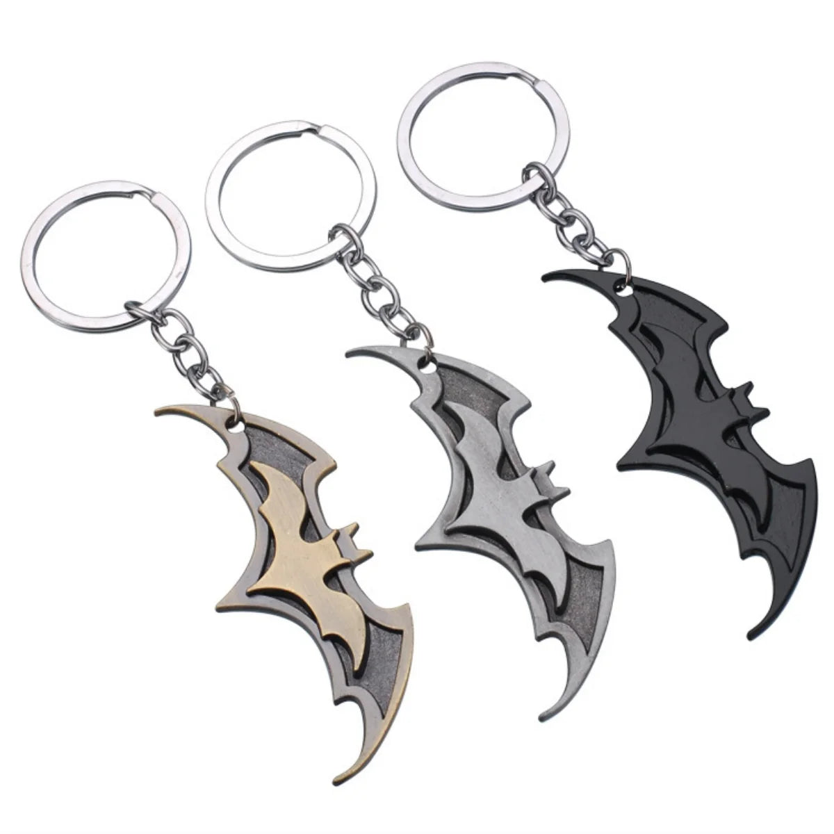 Bat keychain anime creative keychain high-end car couple men and women keychain bat