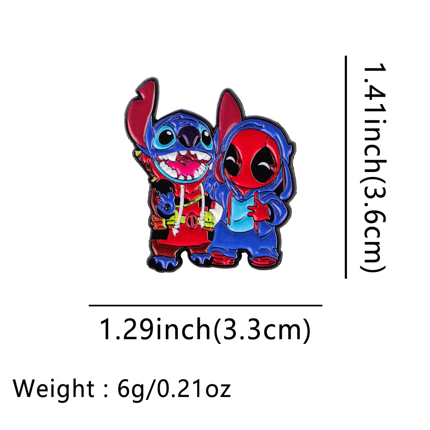 Cartoon Movie Lapel Pins for Backpacks Clothes Kawaii Chef Mouse Enamel Pin Stitch Badges Cat Brooch Jewelry Gifts for Friends