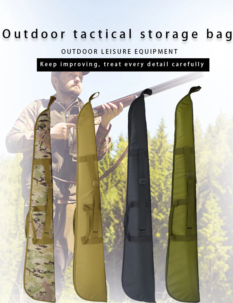 Outdoor Hunting Gun Bag Shoulder Mounted Shotgun Sniper Gun Bag Tactical Shooting Equipment Airgun Combat Rifle Bag