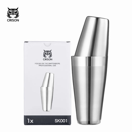 CRISON SK001 Professional Boston Shaker Two Piece Blender Bar Tool for Bartenders cocktail shaker