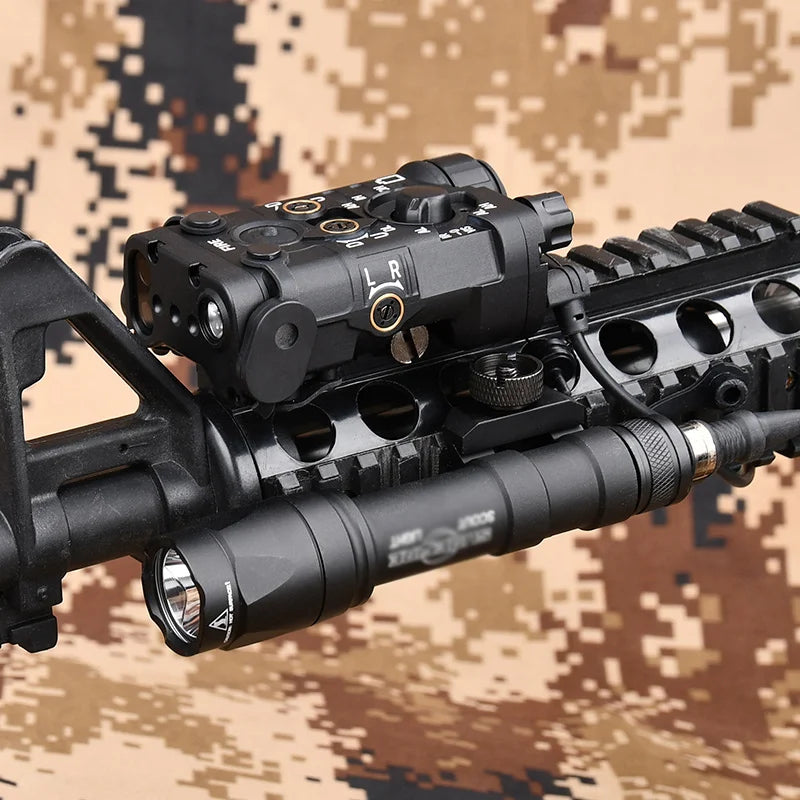 Tactical Metal NGAL Red Dot Green Blue Indicator Surefir M300A M600C Dual Function Switch Fit 20mm Rail Airsoft Hunting Laser