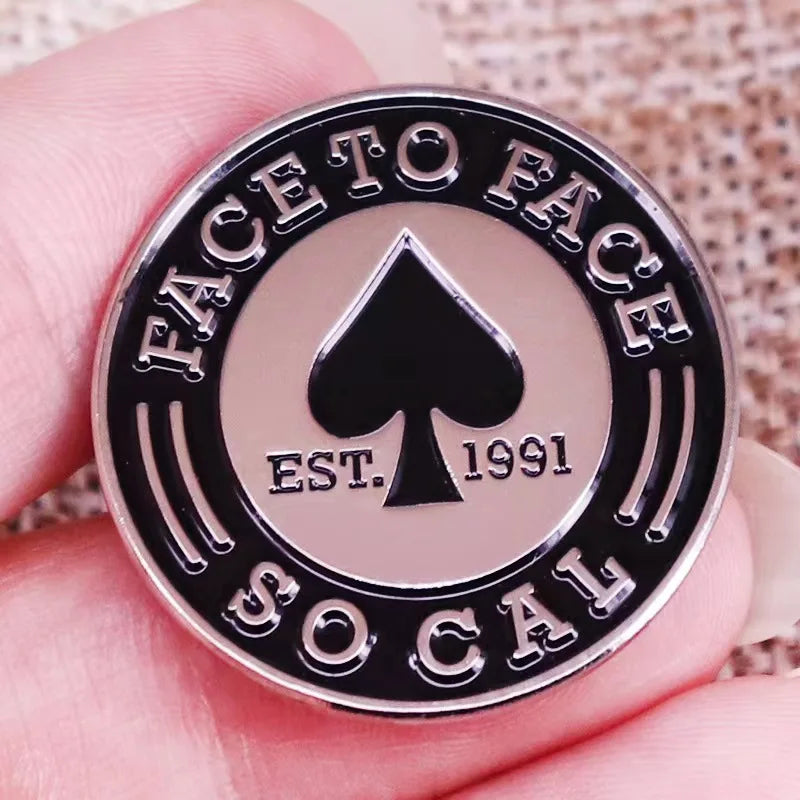 Pop Rock Band Pin Music Album Song Lyrics Brooch Punk Badge Fan Friend Collection Medal Clothing Accessories Wholesale