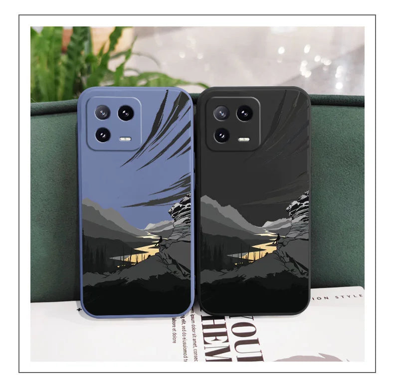 Relaxed Mind Phone Case For Xiaomi Mi 15 14 14T 13 13T 12 12X 12T  11 11T Ultra 10 10T 9 9T Pro Lite Liquid Silicone Cover