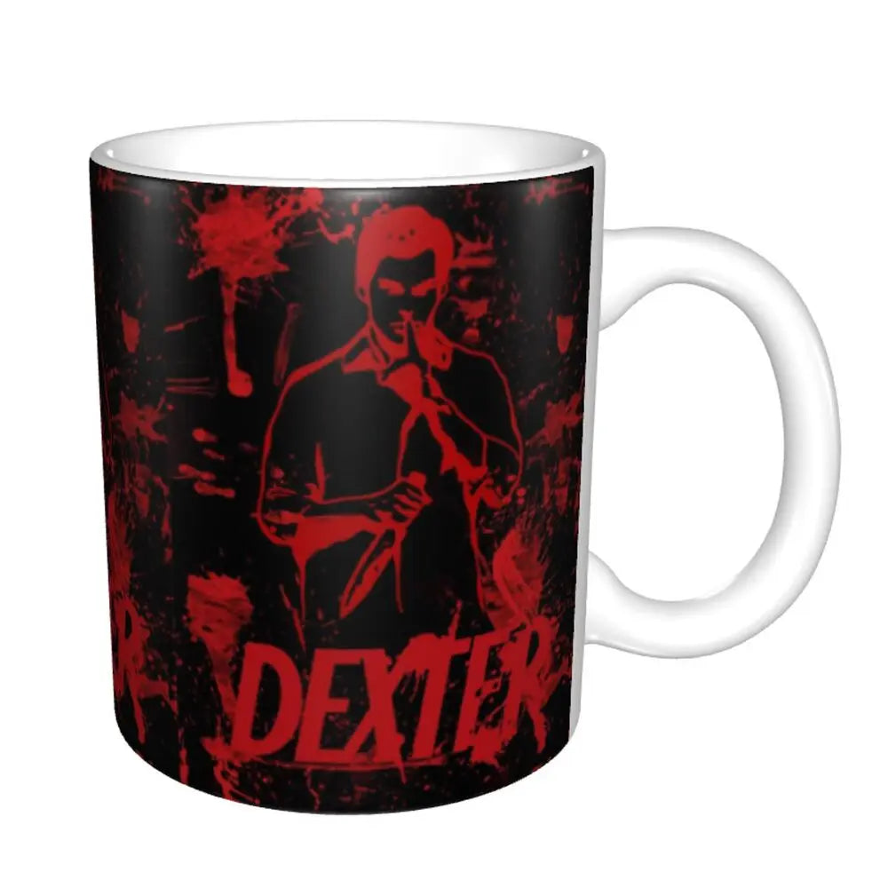 Customized Dexter Morgan Mugs DIY Movie Ceramic Milk Tea Coffee Cup