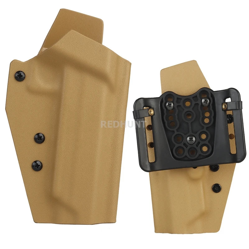 Hunting Gun Holster Kydex Pistol Case Light TLR-1 X400 X300 XC1 Bearing Waist Gun Bag for G17/19/19X/45/43/43X/20/29
