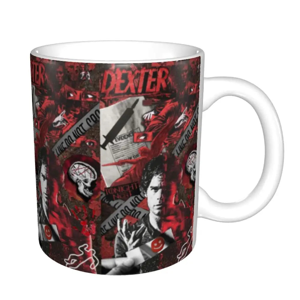 Customized Dexter Morgan Mugs DIY Movie Ceramic Milk Tea Coffee Cup