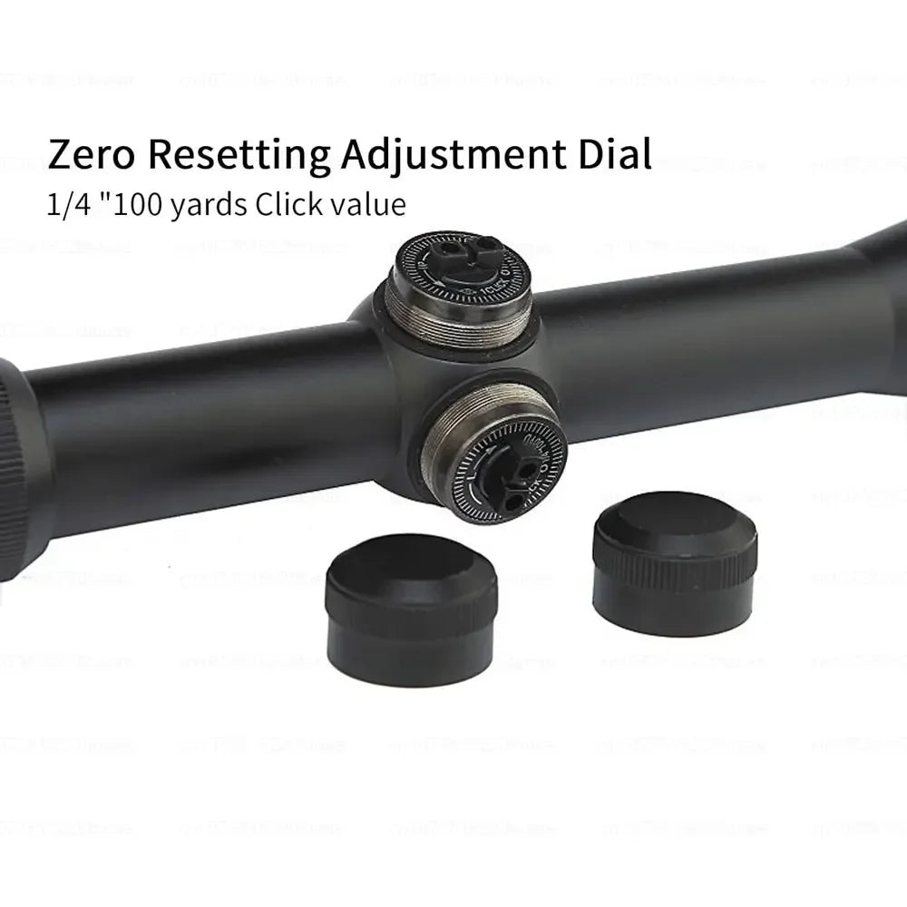 3-9X40 Optics Sniper Gun Scope W/Rangefinder Tactical Hunting Zoom Riflescope Rifle Mil-Dot Scope for Weaver/Picatinny Rail