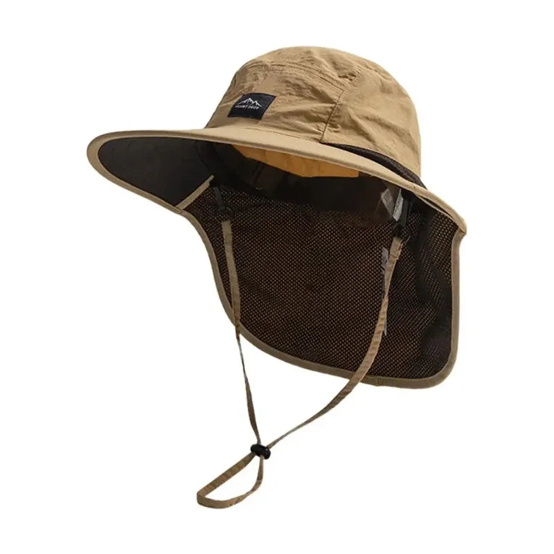 Hot sale! Unisex autumn fisherman's hat Waterproof & Quick-drying W/neck-protecting anti-UV for Fishing Hiking Camping Outdoor