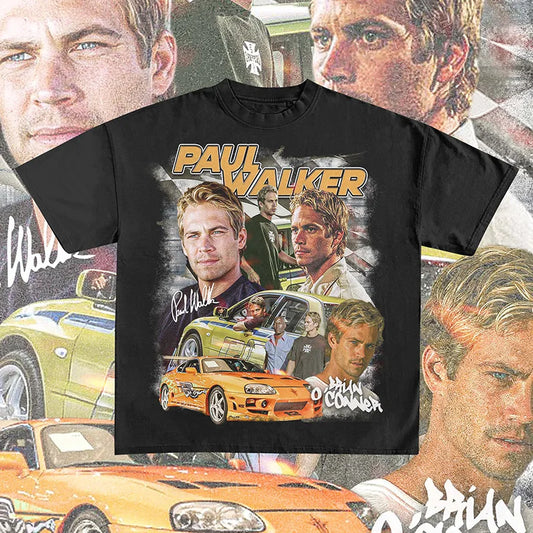 Fast and Furious Shirt 90s Movie Poster Classic Vintage Graphic Men T-shirt Oversized Cotton Tee Clothing Y2k Tops Women Clothes