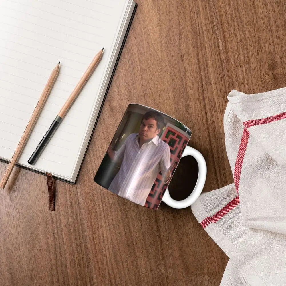 Customized Dexter Morgan Mugs DIY Movie Ceramic Milk Tea Coffee Cup