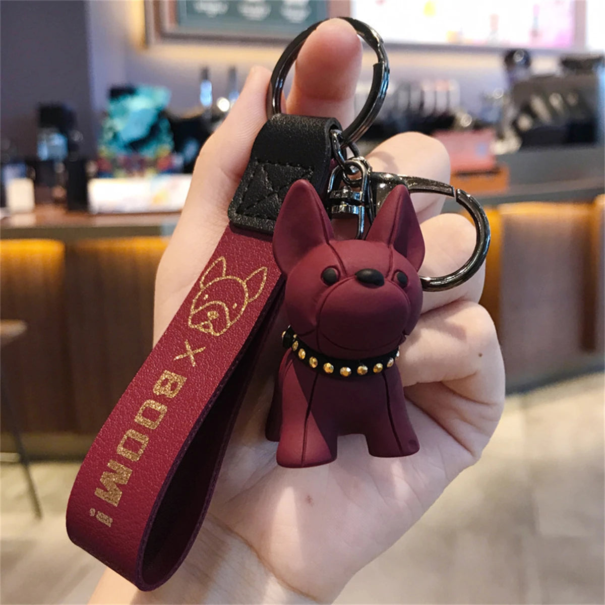 Anime GOODS Anime pvc keychain - Bulldog Cute Y2K Cartoon Pendant, suitable for bags and keys, perfect gift for fans