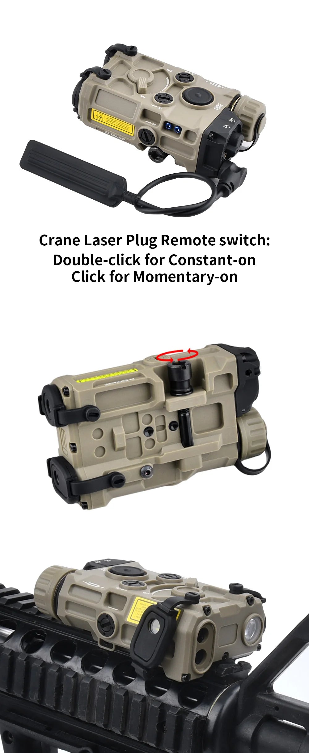 Tactical Nylon Eotec OGL Red Dot Blue Green IR Laser Indicator PEQ 15 OGL White Strobe Flashlight Airsoft Gun Rifle Accessory