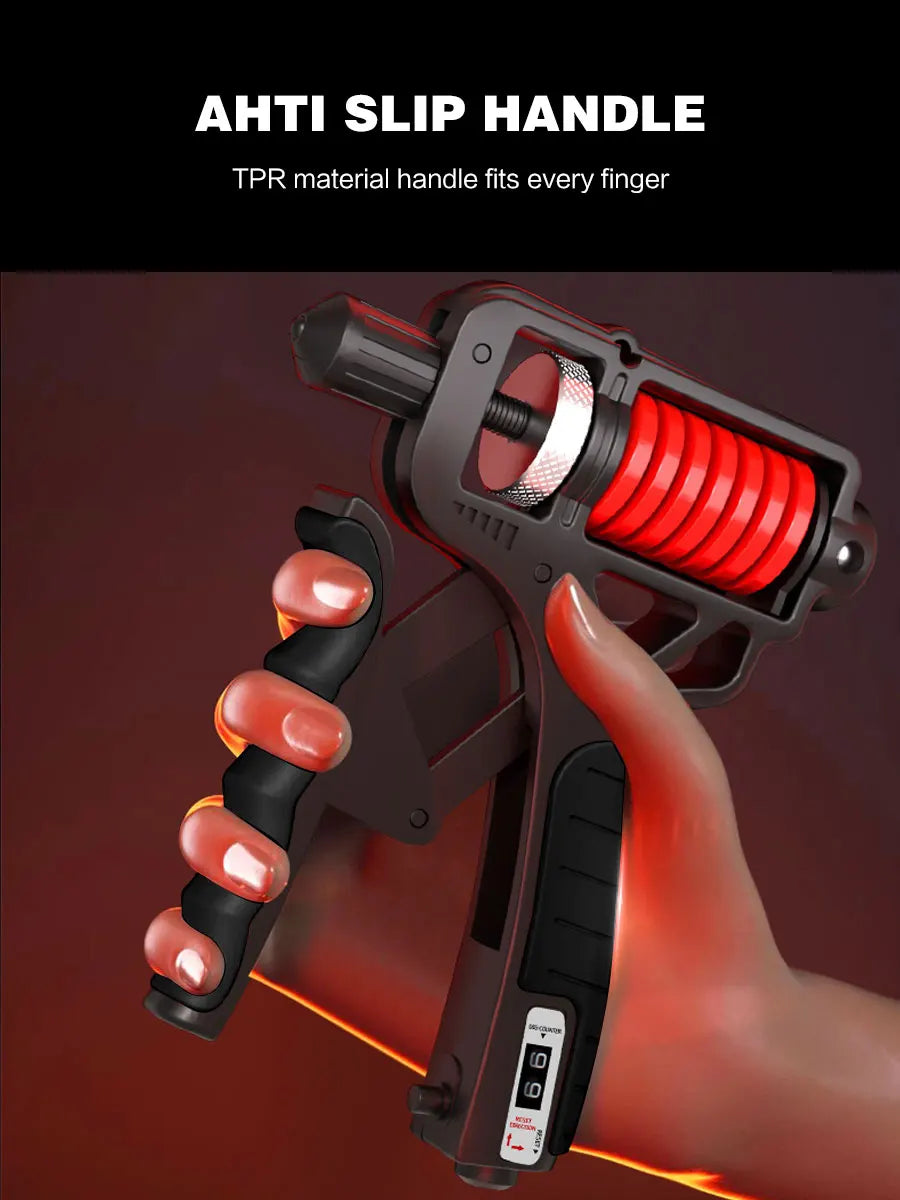Grip Strength Trainer, Hand Grip Strengthener, Adjustable Resistance Forearm Strengthener, Perfect for Musicians Athletes